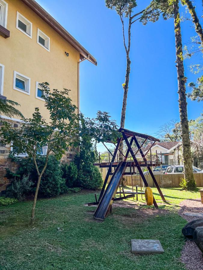 Apto Moderno Com Lareira, Piscina Aquecida E Infra Completo Em غرامادو المظهر الخارجي الصورة